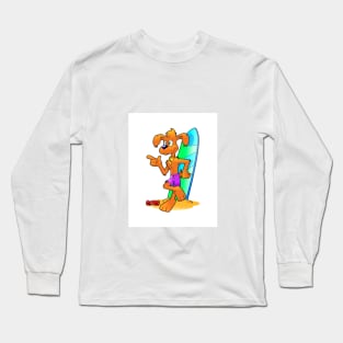 dog surf Long Sleeve T-Shirt